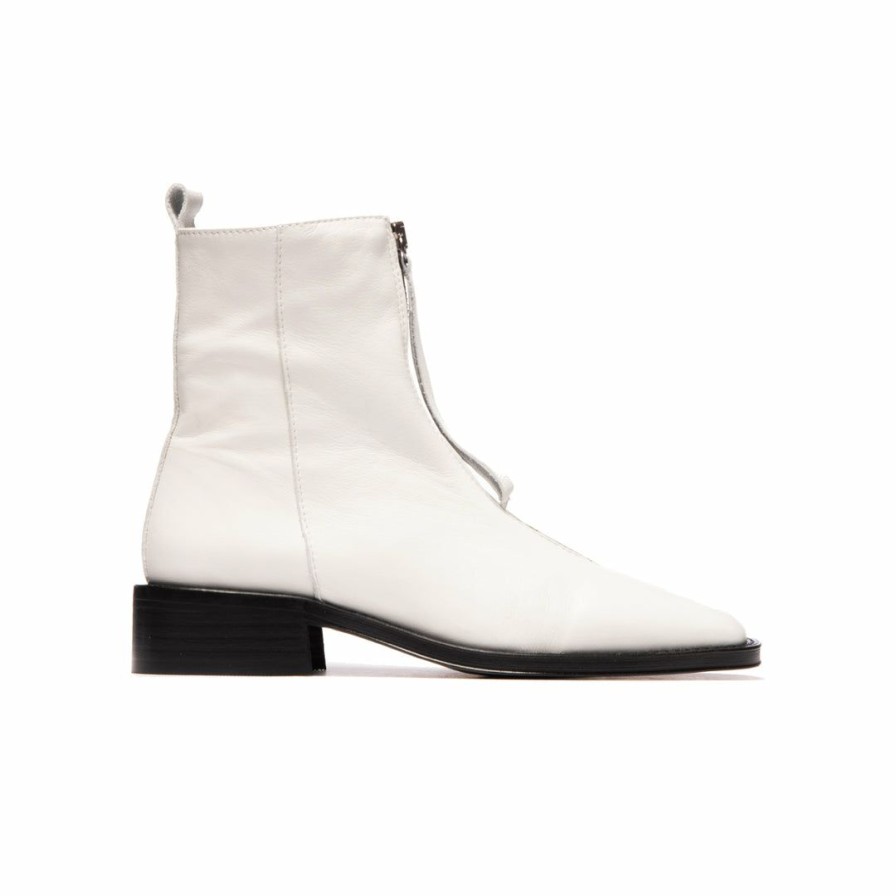 Women L'Intervalle | L'Intervalle Bruges White Leather