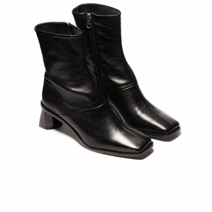 Women L'Intervalle | L'Intervalle Pike Women Black Leather