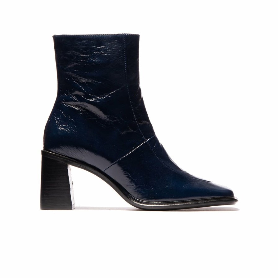 Women L'Intervalle | L'Intervalle Cortland Women Navy Leather