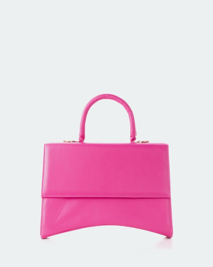 Bags L'Intervalle | L'Intervalle Women Yacht Fuchsia Leather Fuschia Leather/Cuir Fuschia