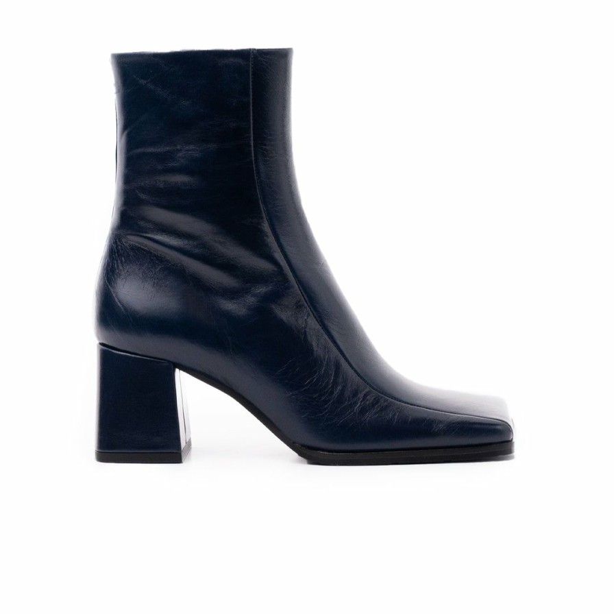 Women L'Intervalle | L'Intervalle Women Carlton Navy Leather