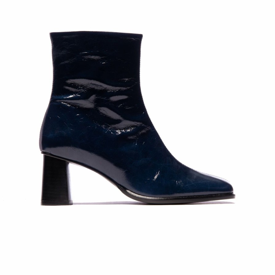 Women L'Intervalle | L'Intervalle Swan Women Navy Leather