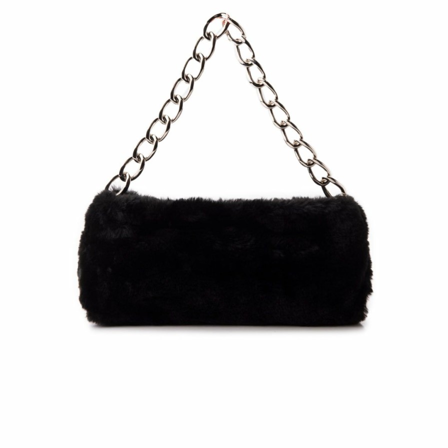 Bags L'Intervalle | L'Intervalle Melo Black Fur Women Black Fur/Fourrure Noir