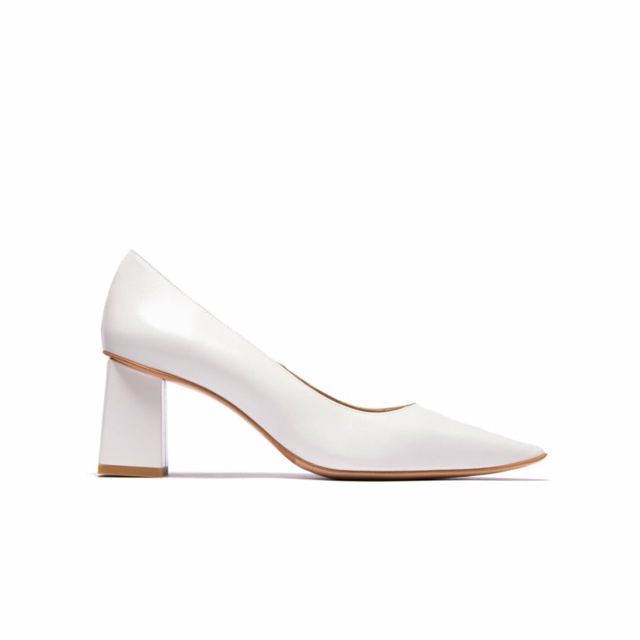 Women L'Intervalle | L'Intervalle Women Lariba White Leather