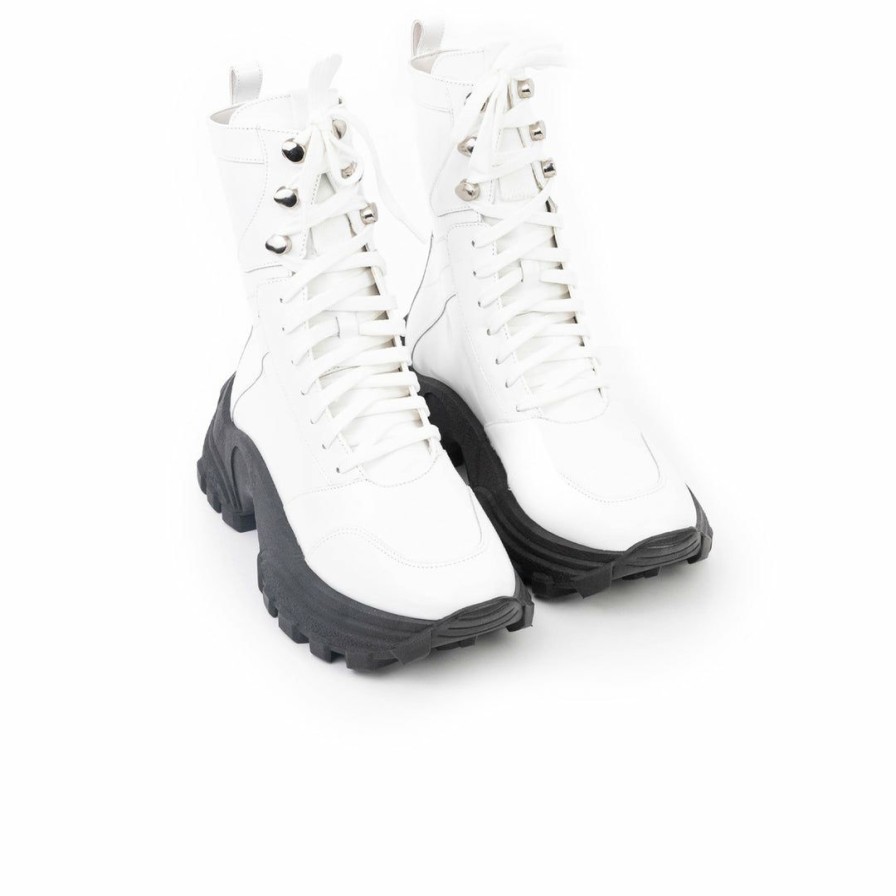 Women L'Intervalle | L'Intervalle Severine White Box/Black Sole