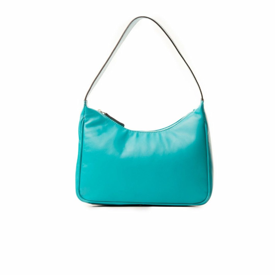 Bags L'Intervalle | L'Intervalle Bags City Teal Leather