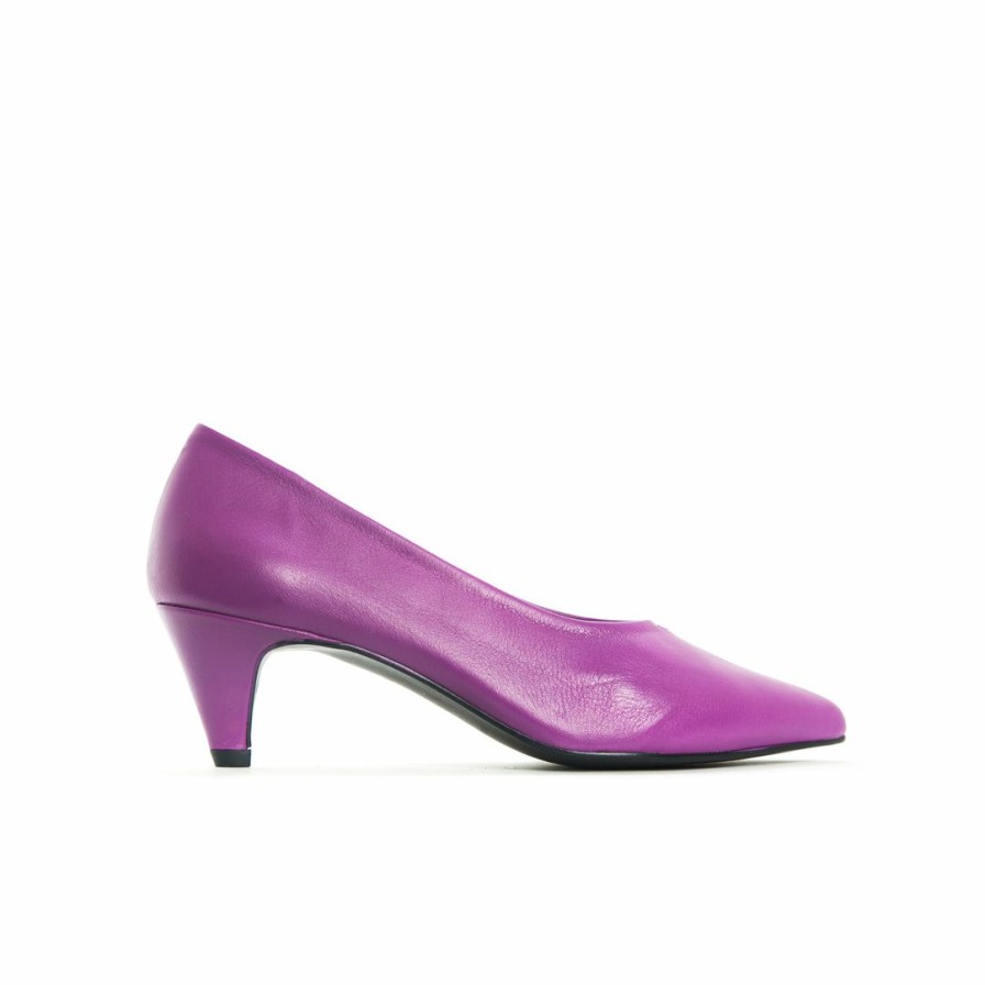 Women L'Intervalle | L'Intervalle Alba Purple Leather