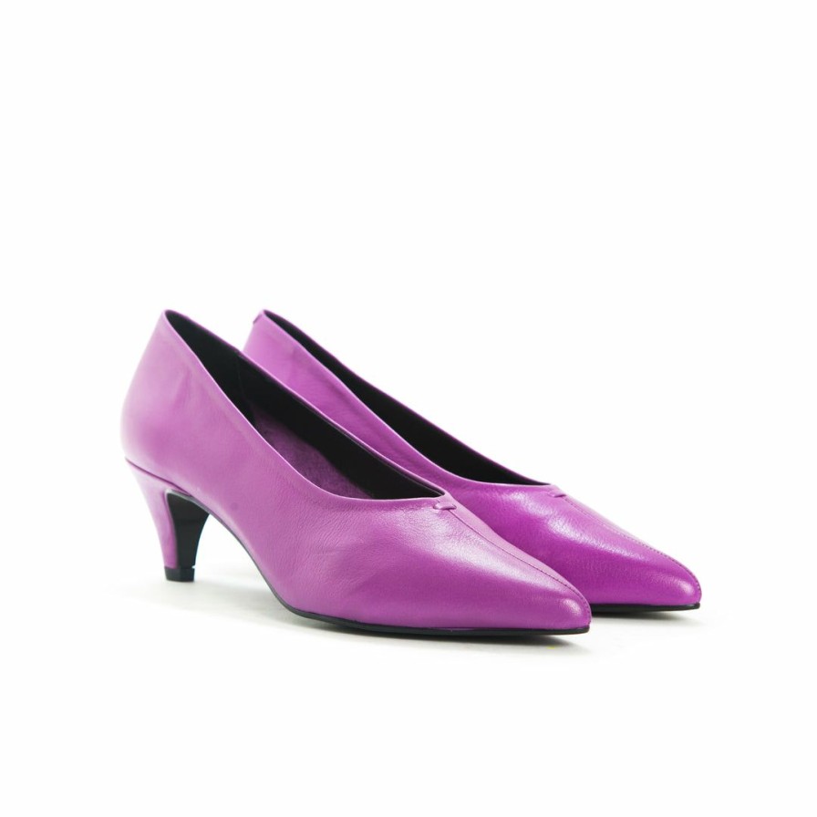 Women L'Intervalle | L'Intervalle Alba Purple Leather