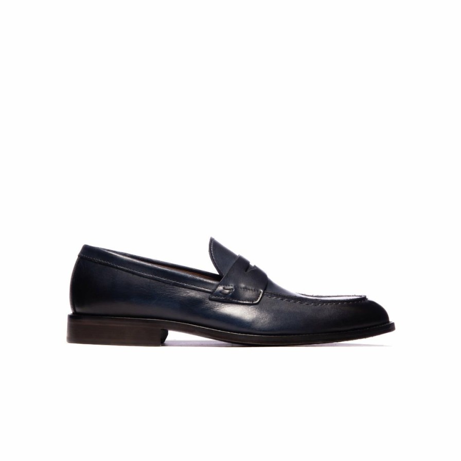 Women L'Intervalle | L'Intervalle William Navy Leather