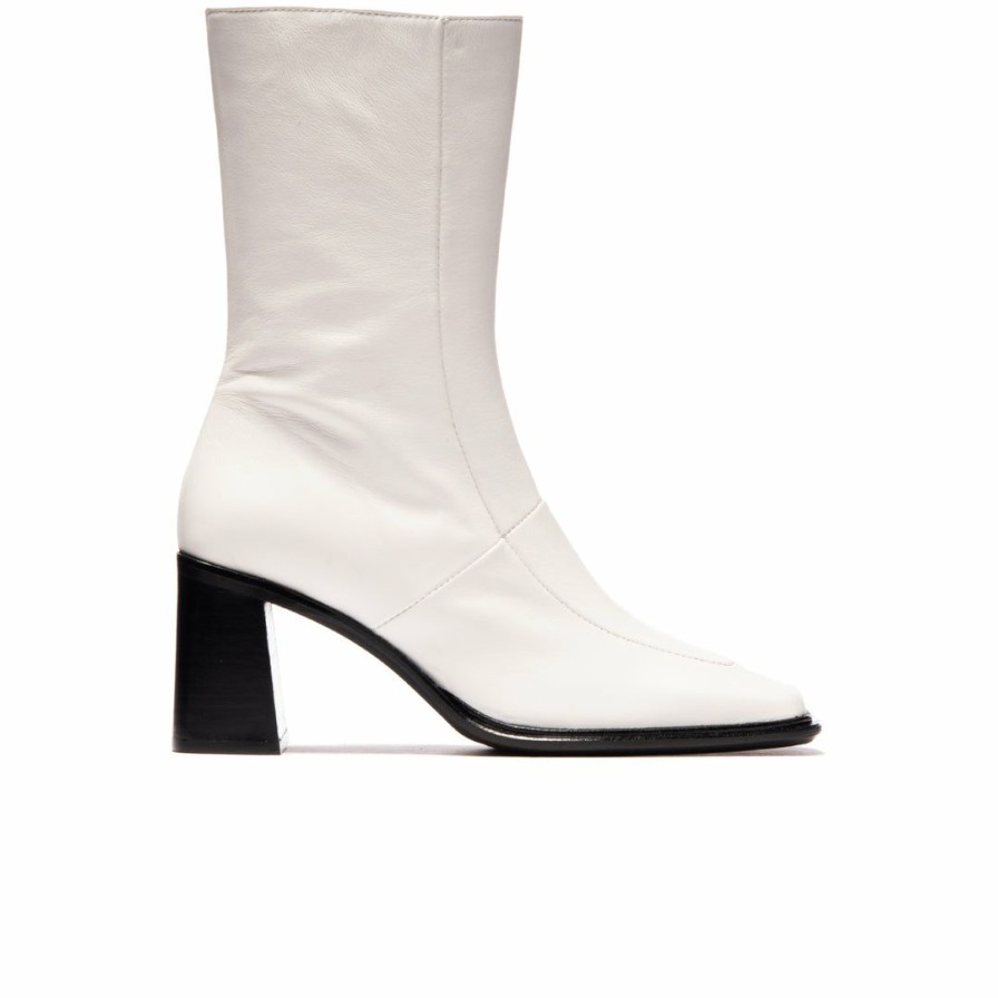 Women L'Intervalle | L'Intervalle Women Manor White Leather