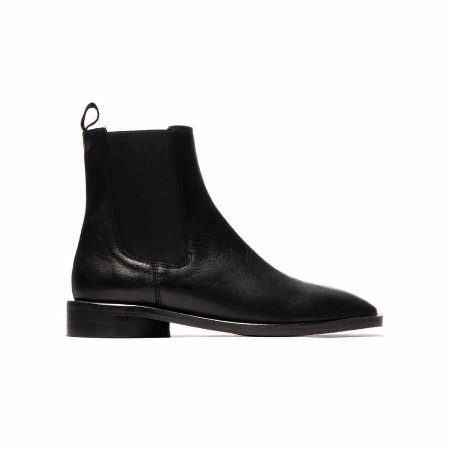 Women L'Intervalle | L'Intervalle Women Durham Black Leather