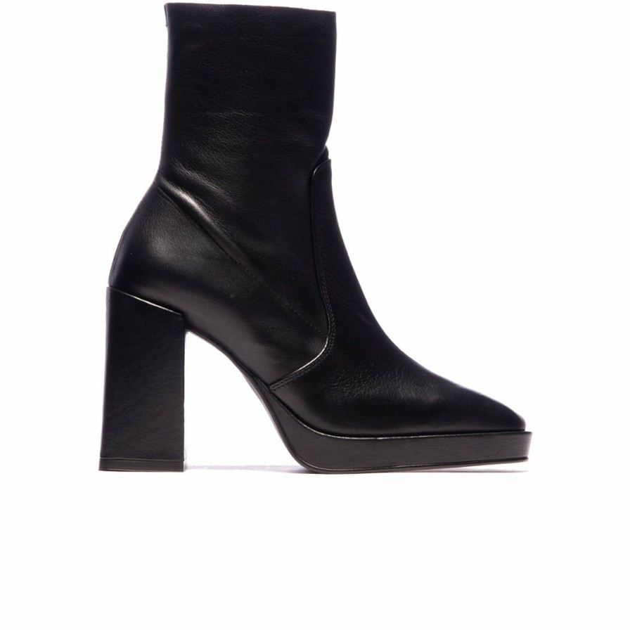 Women L'Intervalle | L'Intervalle Women Duffy Black Leather