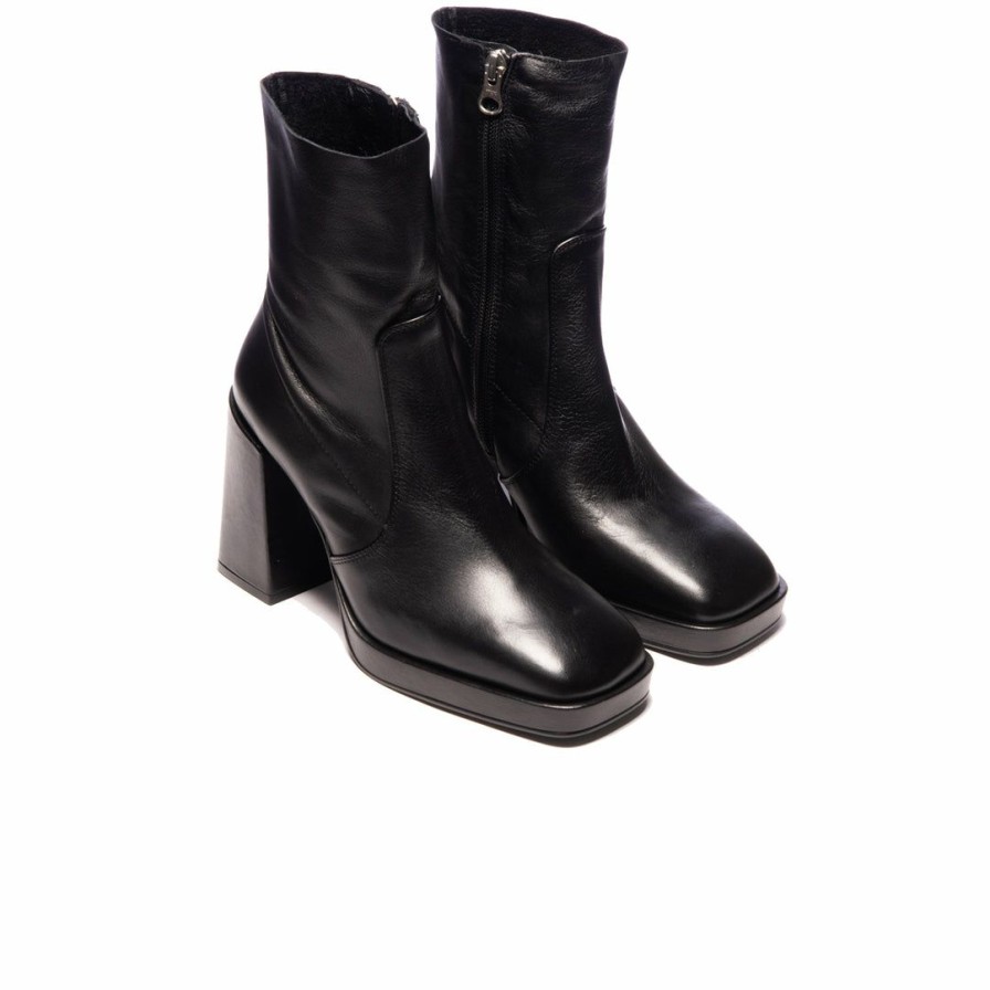 Women L'Intervalle | L'Intervalle Women Duffy Black Leather