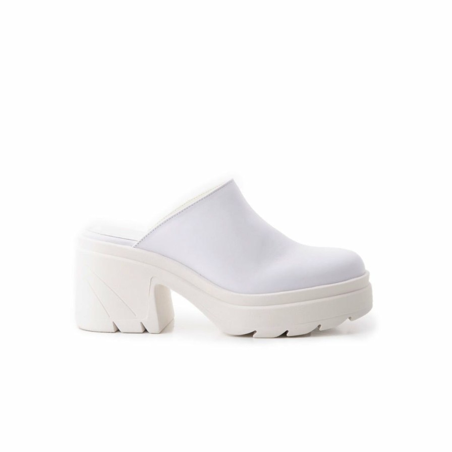 Women L'Intervalle | L'Intervalle Silla Women White Leather