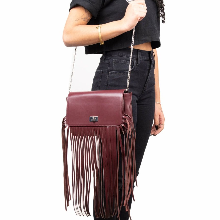 Bags L'Intervalle | L'Intervalle Blanche Burgundy Leather Burgundy Leather/Bordeau Cuir