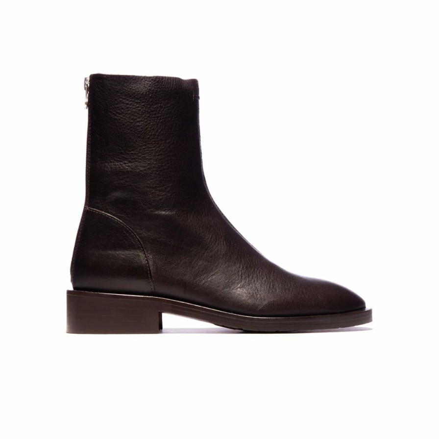 Women L'Intervalle | L'Intervalle Delancy Women Dark Brown Leather