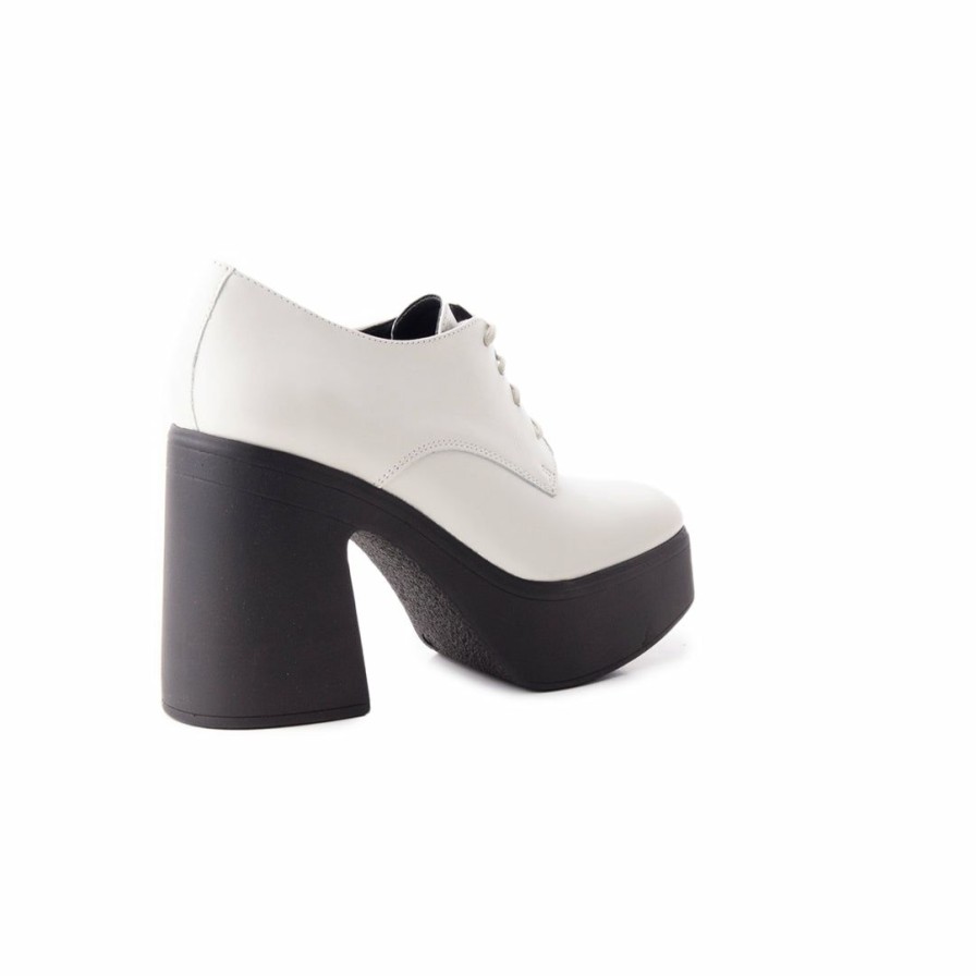 Women L'Intervalle | L'Intervalle Corleone White Leather White Leather/Cuir Blanc