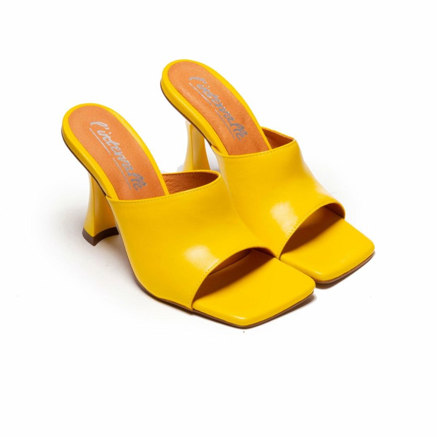 Women L'Intervalle | L'Intervalle Cythera Women Yellow Leather