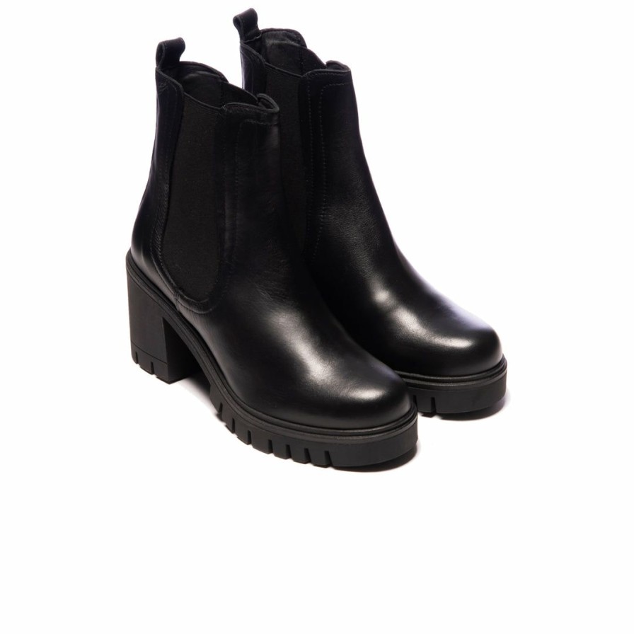 Women L'Intervalle | L'Intervalle Women Jasper Black Leather