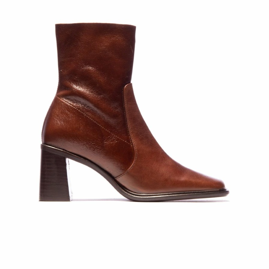 Women L'Intervalle | L'Intervalle Wismar Women Chestnut Leather