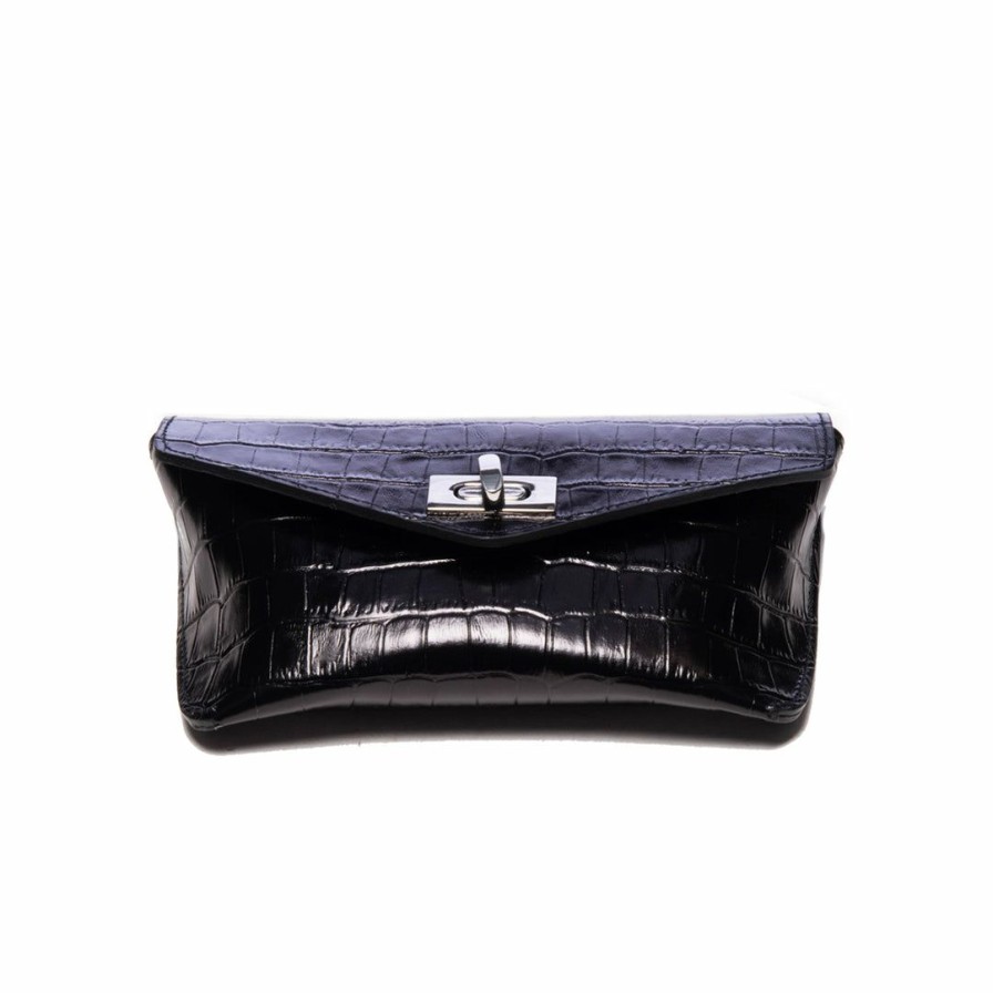 Bags L'Intervalle | L'Intervalle Helen Women Black Croco