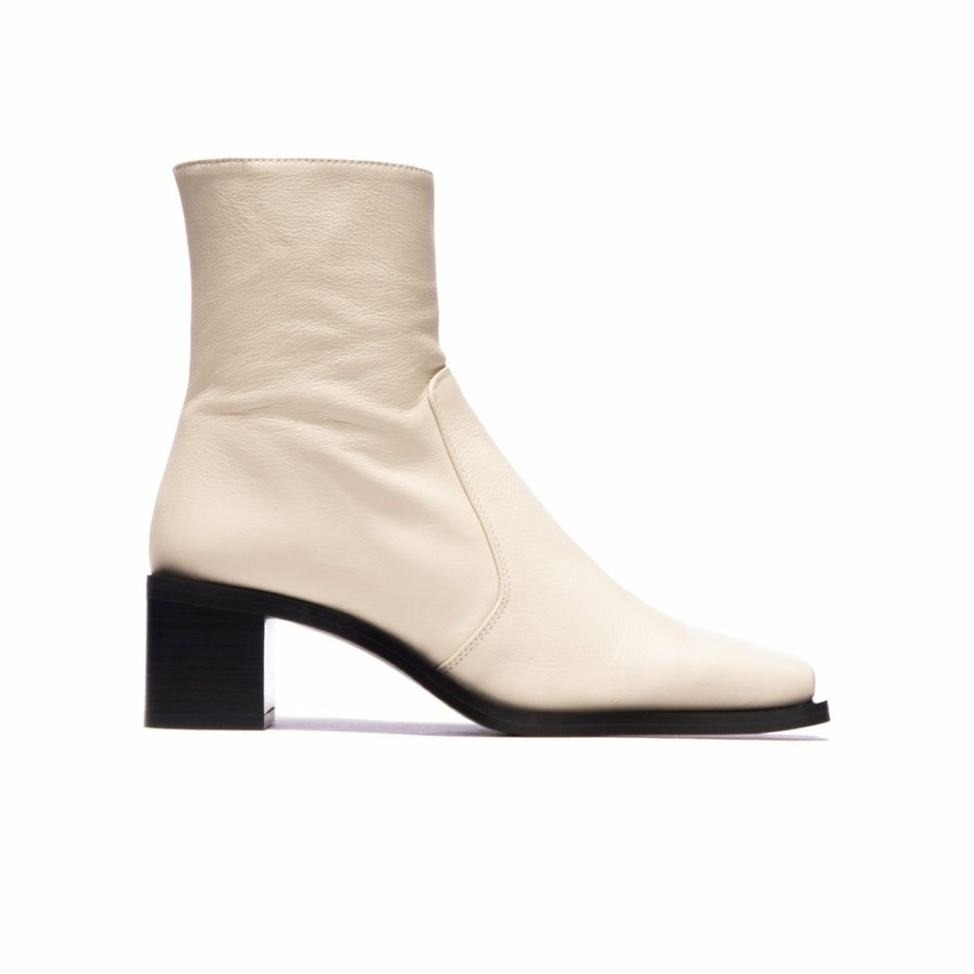 Women L'Intervalle | L'Intervalle Ludlow Off White Leather