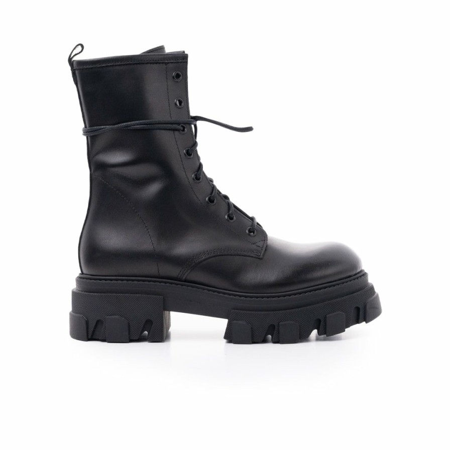 Women L'Intervalle | L'Intervalle Fukoka Women Black Leather