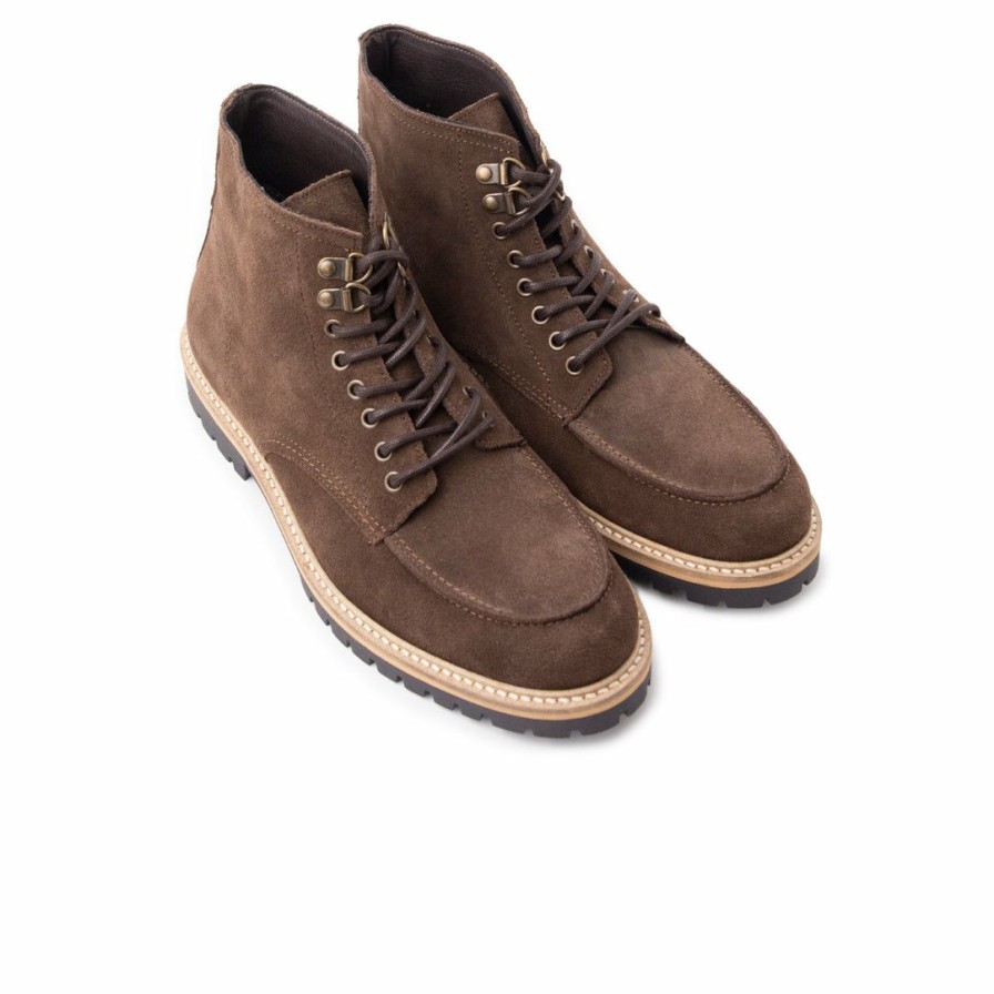 Women L'Intervalle | L'Intervalle Men Cronos Brown Suede