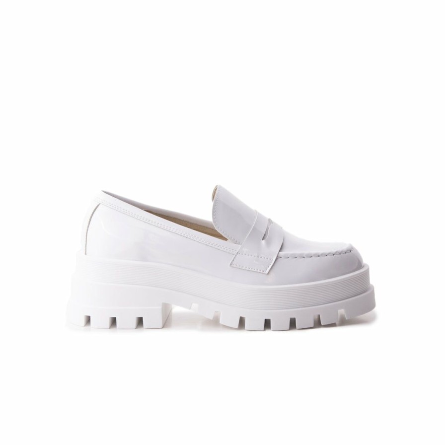 Women L'Intervalle | L'Intervalle Women Study White Patent White Patent/Cuir Vernis Blanc