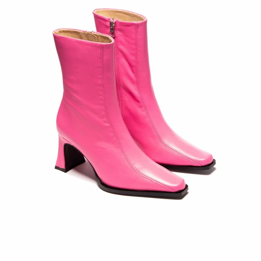 Women L'Intervalle | L'Intervalle Mairie Women Pink Leather