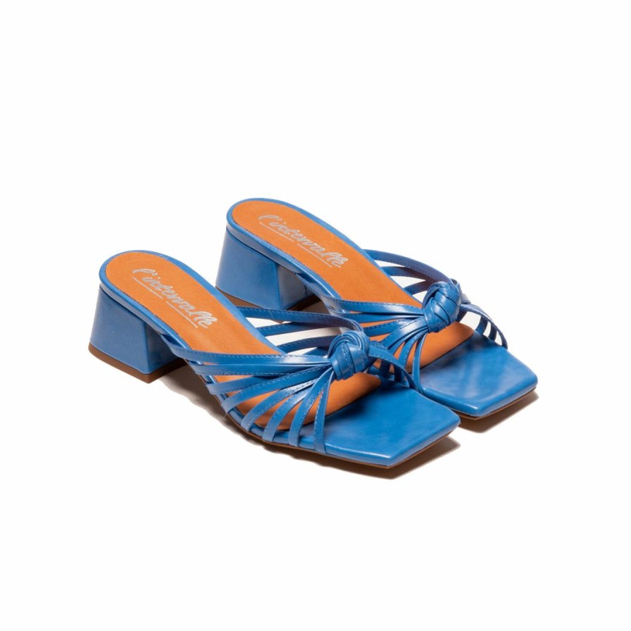 Women L'Intervalle | L'Intervalle Damira Women Blue Leather