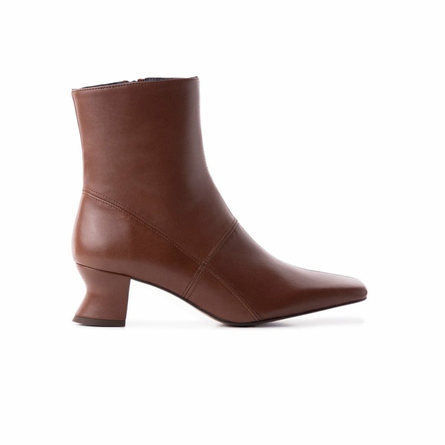 Women L'Intervalle | L'Intervalle Burton Women Brandy Leather