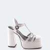 Women L'Intervalle | L'Intervalle Lauranne White Patent White Patent/Cuir Vernis Blanc