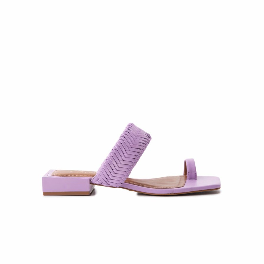 Women L'Intervalle | L'Intervalle Colombia Lilac Leather Women Lilac Leather/Lilas Cuir