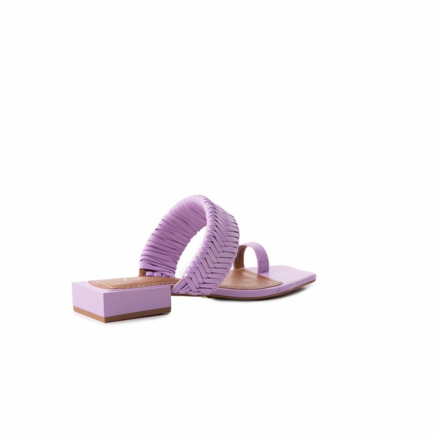 Women L'Intervalle | L'Intervalle Colombia Lilac Leather Women Lilac Leather/Lilas Cuir