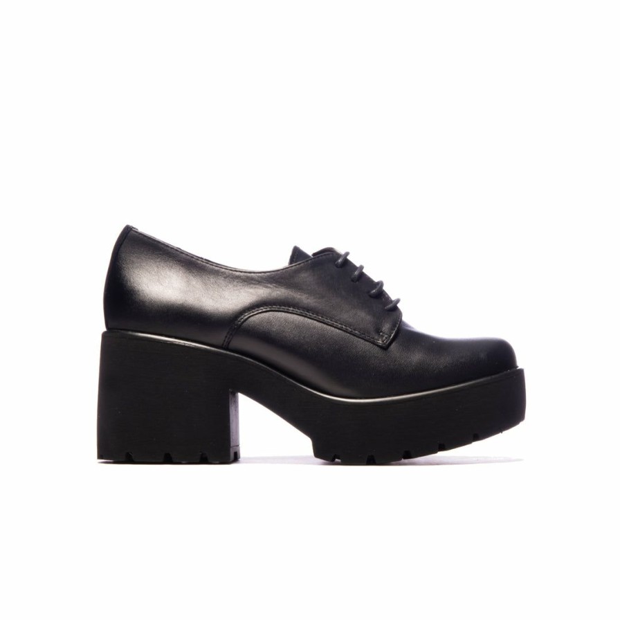 Women L'Intervalle | L'Intervalle Skol Women Black Leather