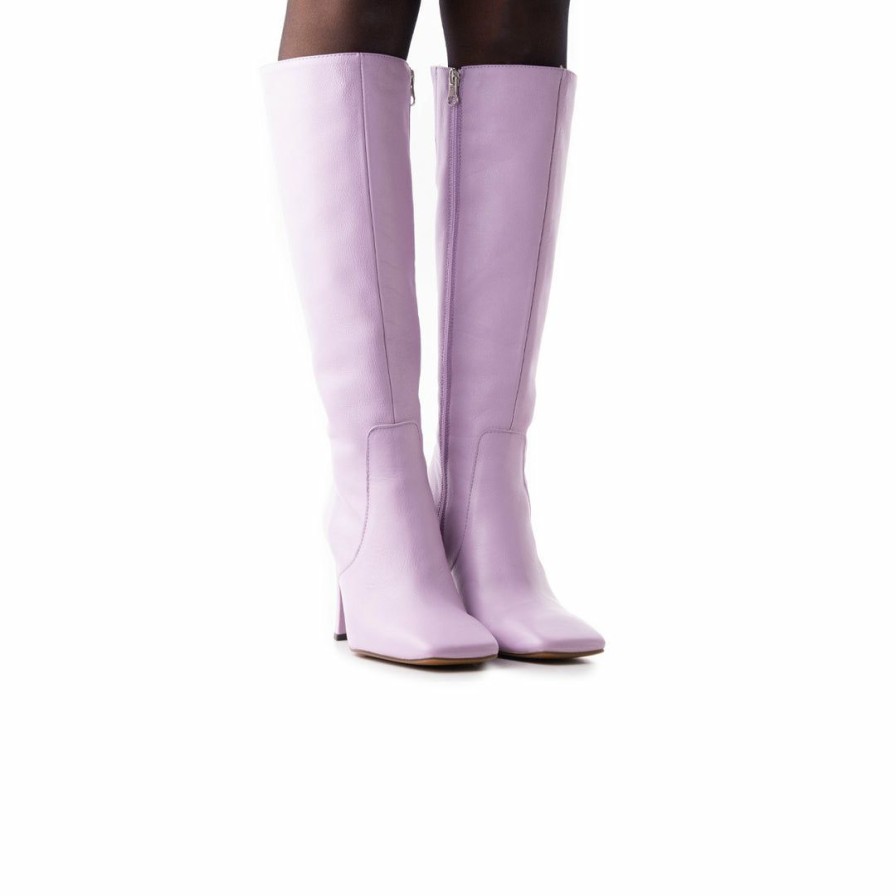 Women L'Intervalle | L'Intervalle Forester Women Lilac Leather