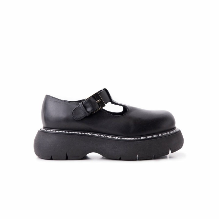 Women L'Intervalle | L'Intervalle Padma Women Black Leather