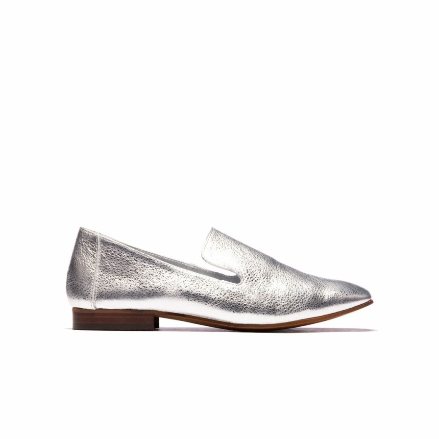 Women L'Intervalle | L'Intervalle Women Lilit Silver Metallic Leather