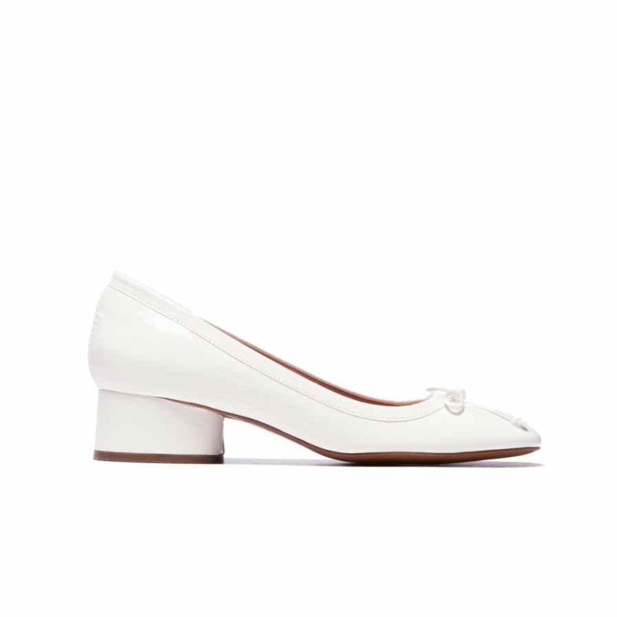 Women L'Intervalle | L'Intervalle Cameron White Leather Women