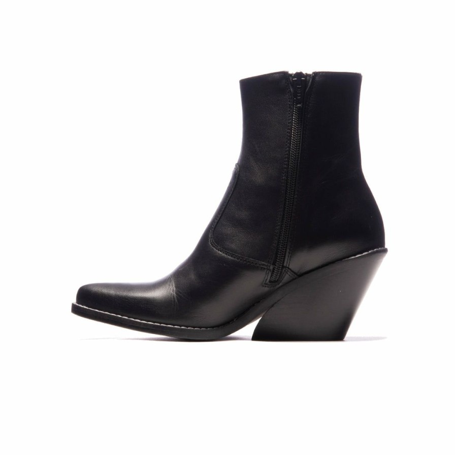 Women L'Intervalle | L'Intervalle Women Salvia Black Leather