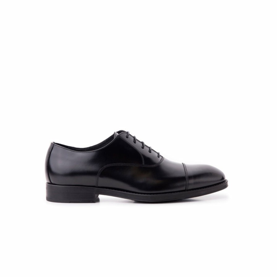 Women L'Intervalle | L'Intervalle Atticus Men Black Leather