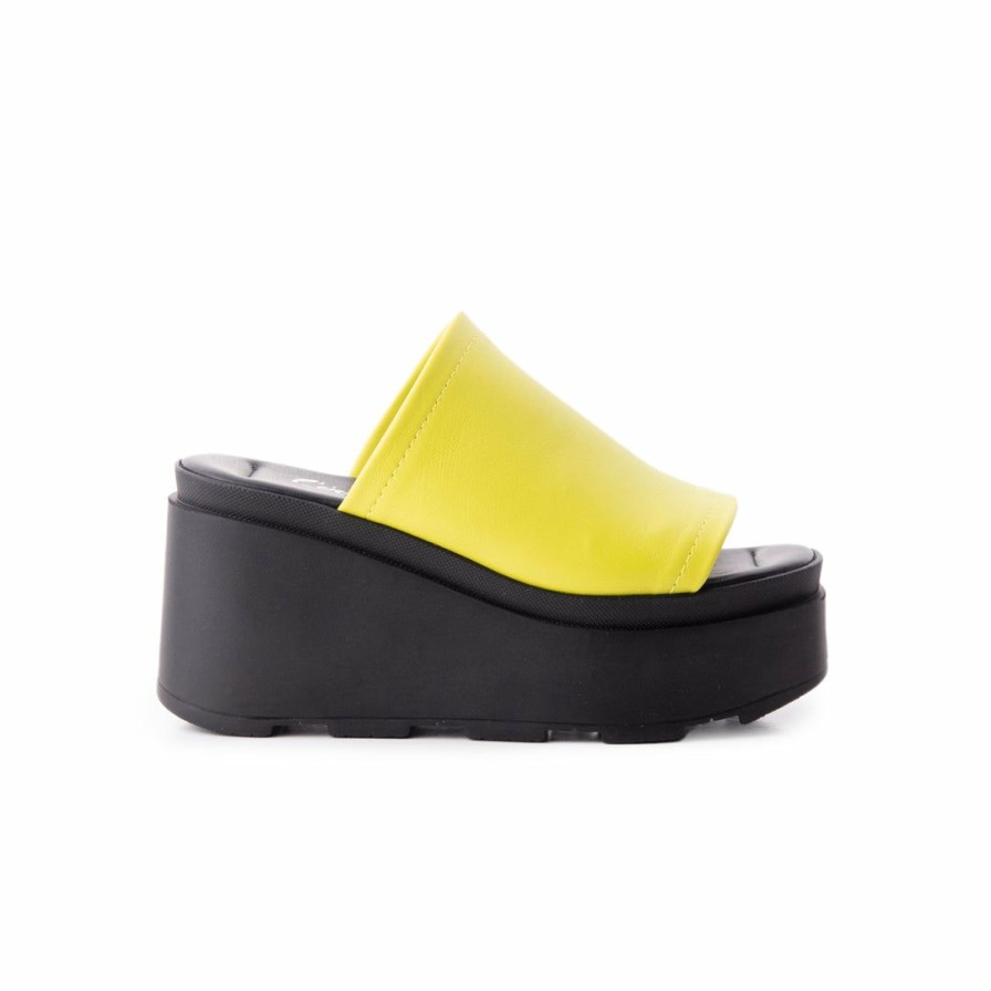 Women L'Intervalle | L'Intervalle Bunny Yellow Leather Women Yellow Leather/Cuir Jaune