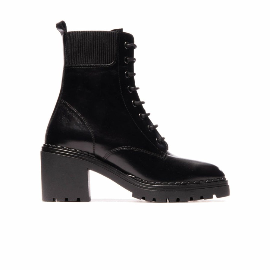 Women L'Intervalle | L'Intervalle Potenza Black Leather