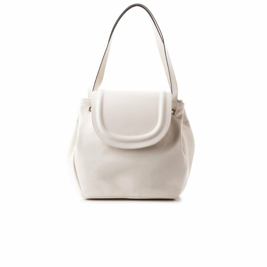 Bags L'Intervalle | L'Intervalle Croisette White Leather White Leather/Blanc Cuir