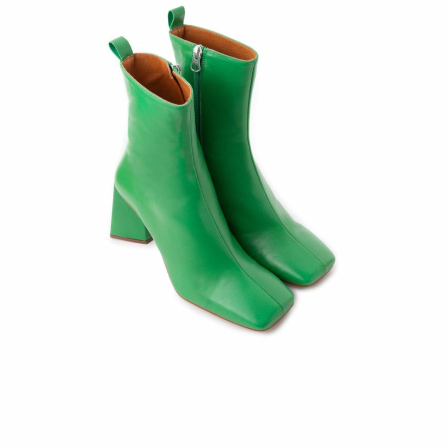 Women L'Intervalle | L'Intervalle Women Mannedorf Green Leather