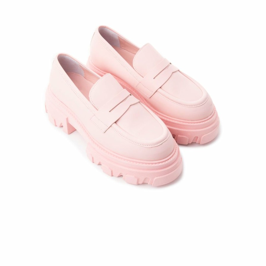 Women L'Intervalle | L'Intervalle Women Tahara Light Pink Leather