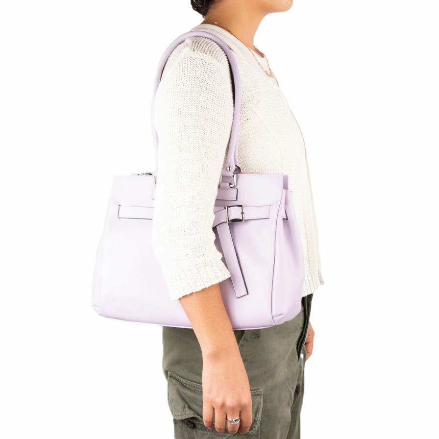 Bags L'Intervalle | L'Intervalle Avenue Lilac Leather Lilac Leather/Cuir Lilas