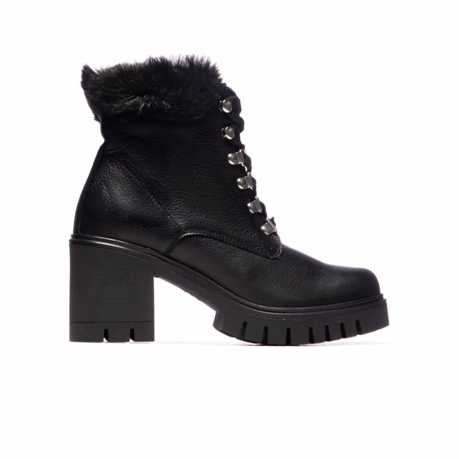 Women L'Intervalle | L'Intervalle Hani Black Leather