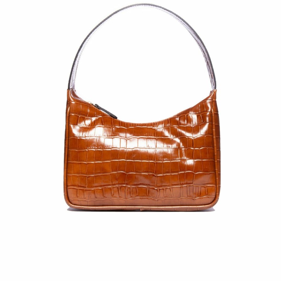 Bags L'Intervalle | L'Intervalle Women City Chestnut Croco